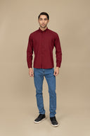 Maroon Casual Shirt