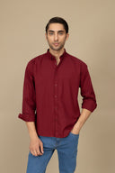 Maroon Casual Shirt