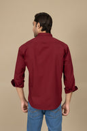 Maroon Casual Shirt