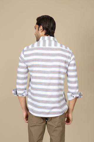 Casual Shirt - LS250217-WT