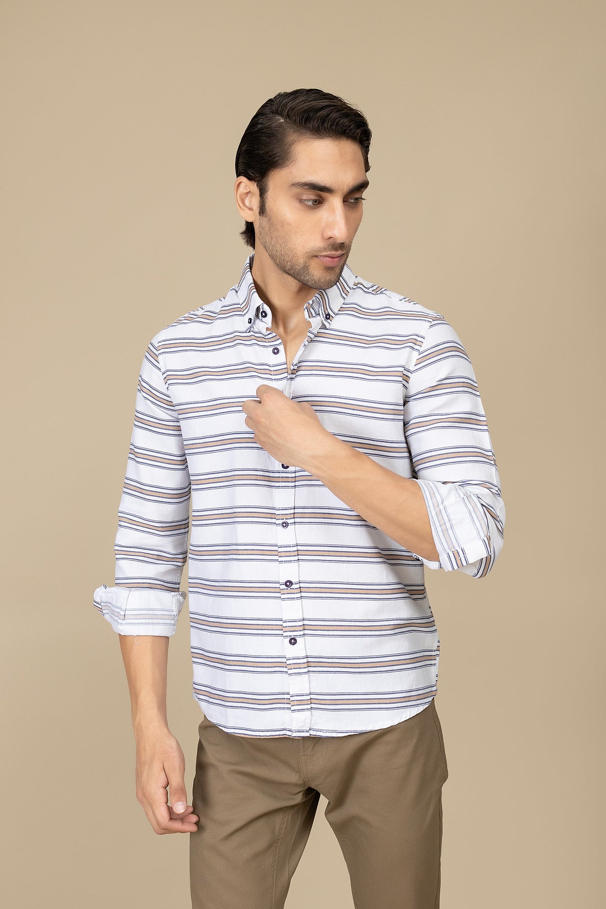 Casual Shirt - LS250217-WT
