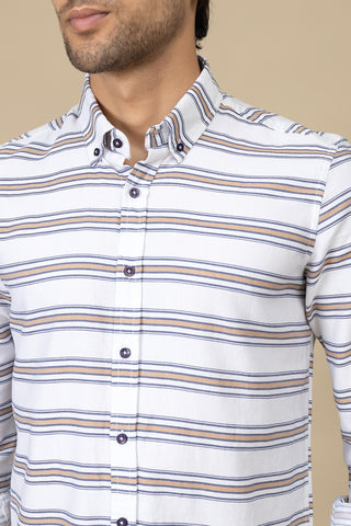 Casual Shirt - LS250217-WT