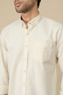 Off White Casual Shirt