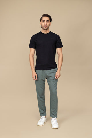Round Neck T-Shirt - RTNS250632-BK