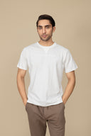 White Round Neck T-Shirt