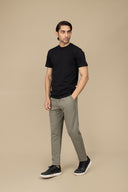 Black Round Neck T-Shirt
