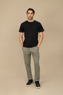 Black Round Neck T-Shirt