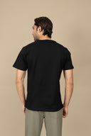 Black Round Neck T-Shirt