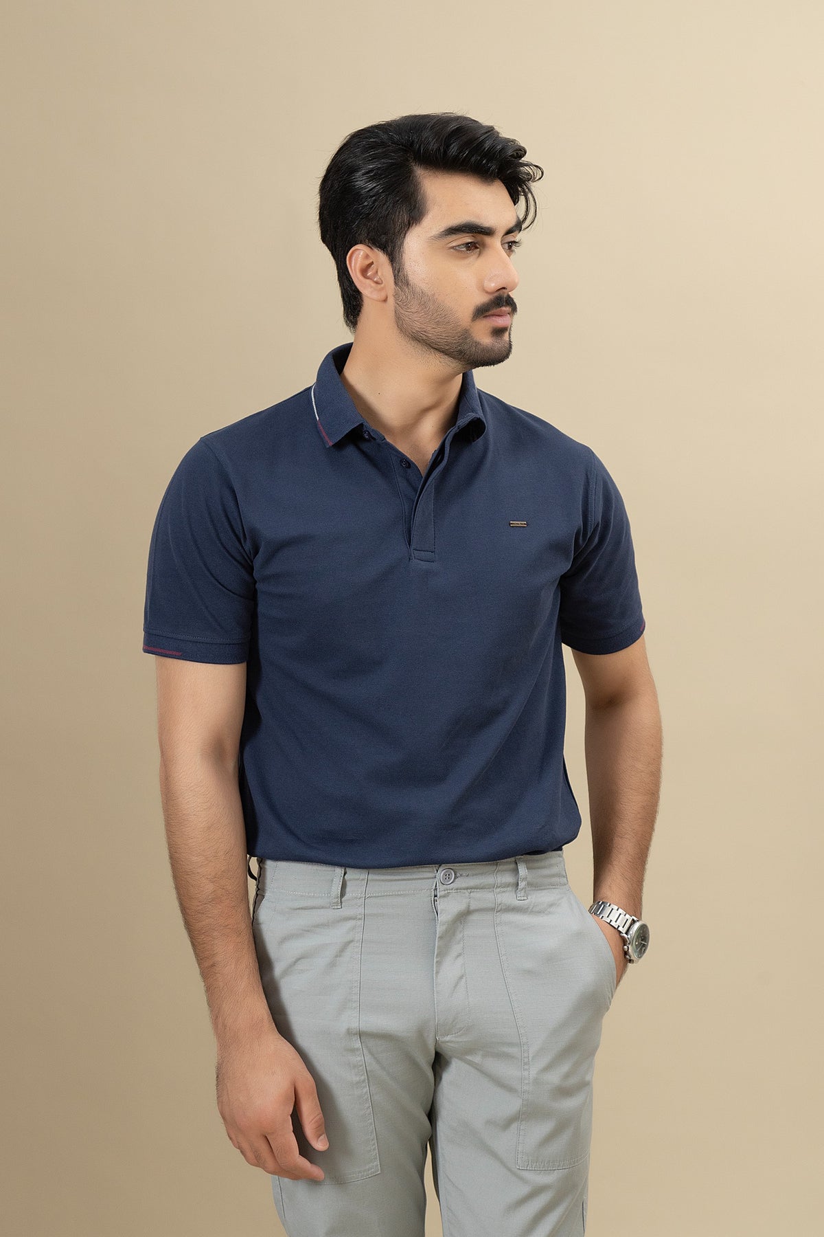 Navy Polo Shirt - RTSF250325-NY