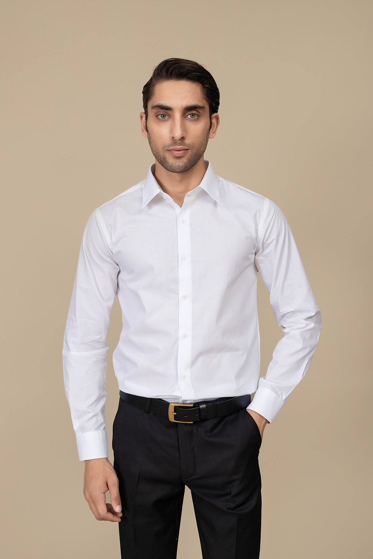Dress Shirt - SFP250553-WT