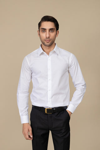 Dress Shirt - SFP250553-WT