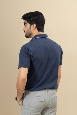 Navy Polo Shirt - RTSF250325-NY