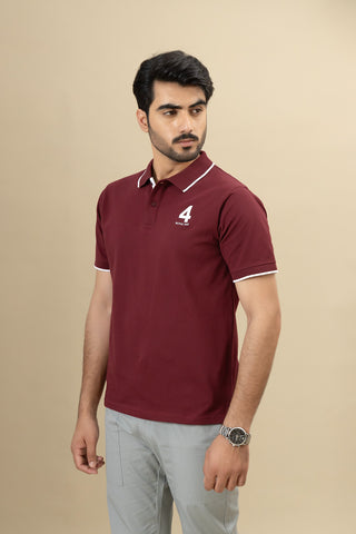 Maroon Polo Shirt - RTSF250350-MR