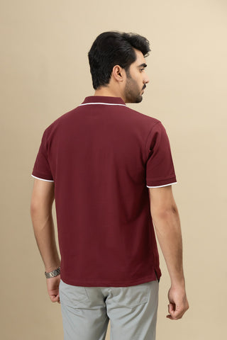 Maroon Polo Shirt - RTSF250350-MR