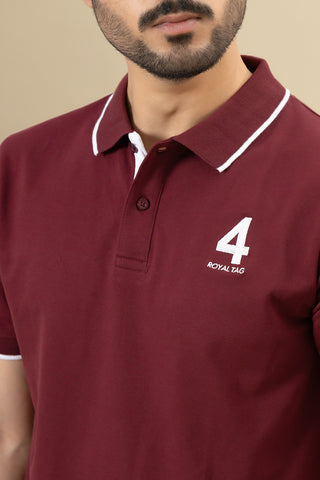 Maroon Polo Shirt - RTSF250350-MR