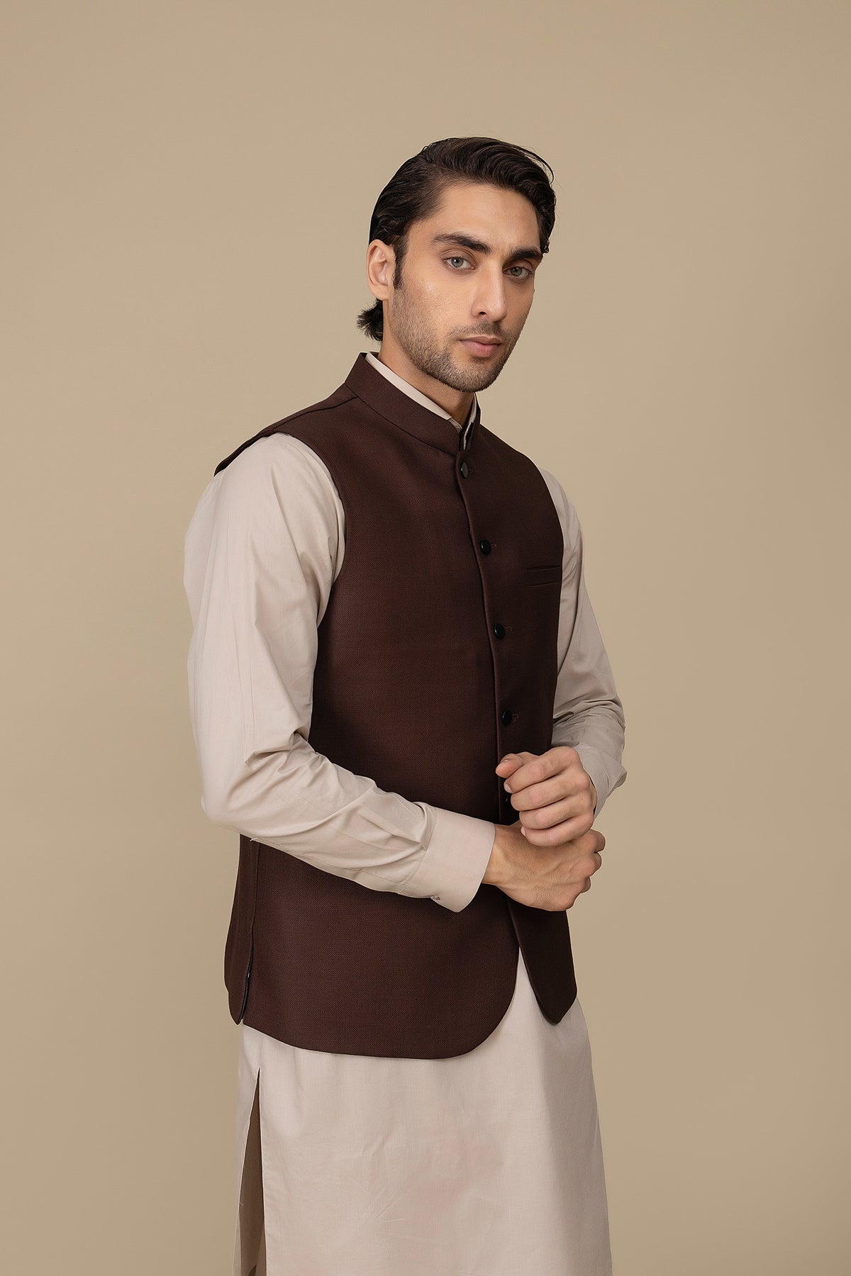 Waist Coat - RWC250661-DBR