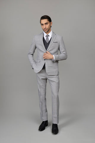 Suits 03 Piece - 3SP4986-LGR