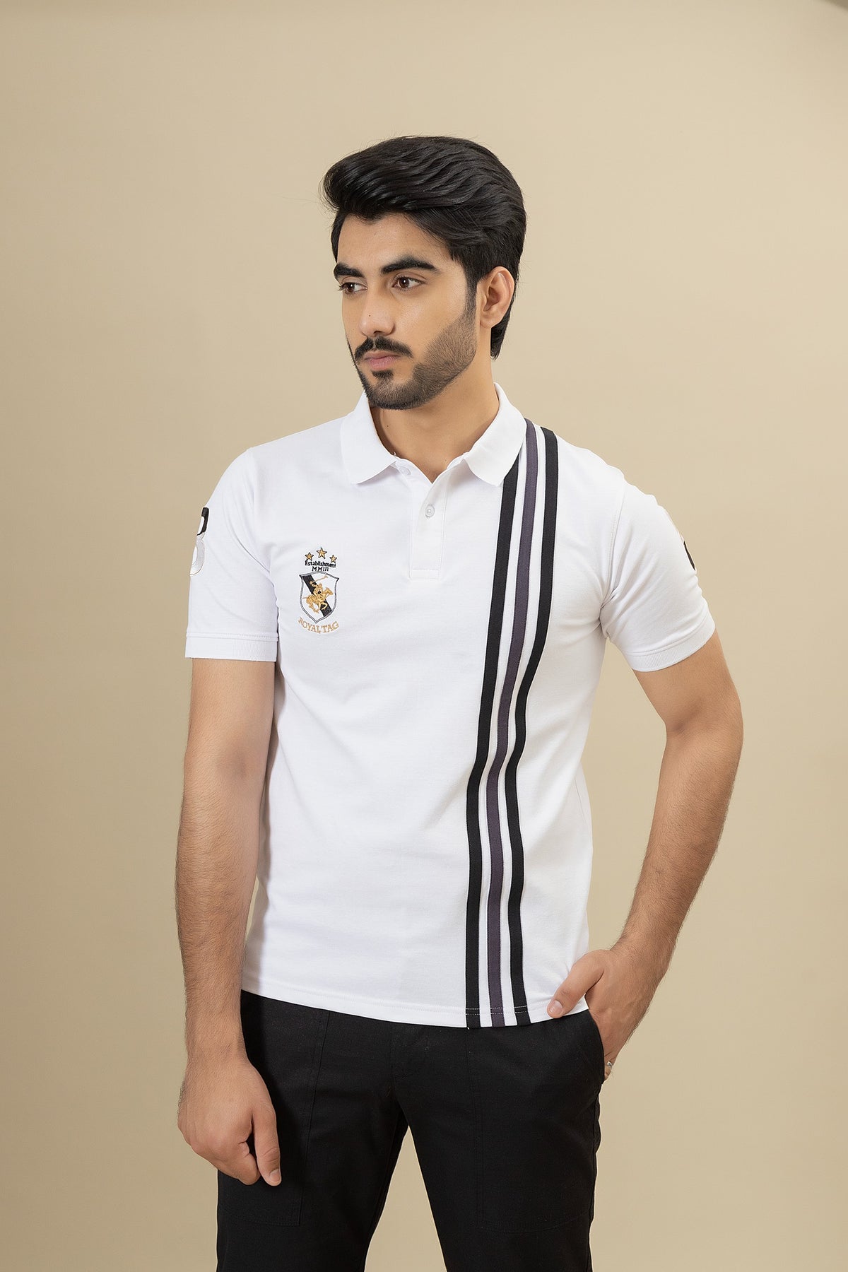 White Polo Shirt - RTSF250219-WT