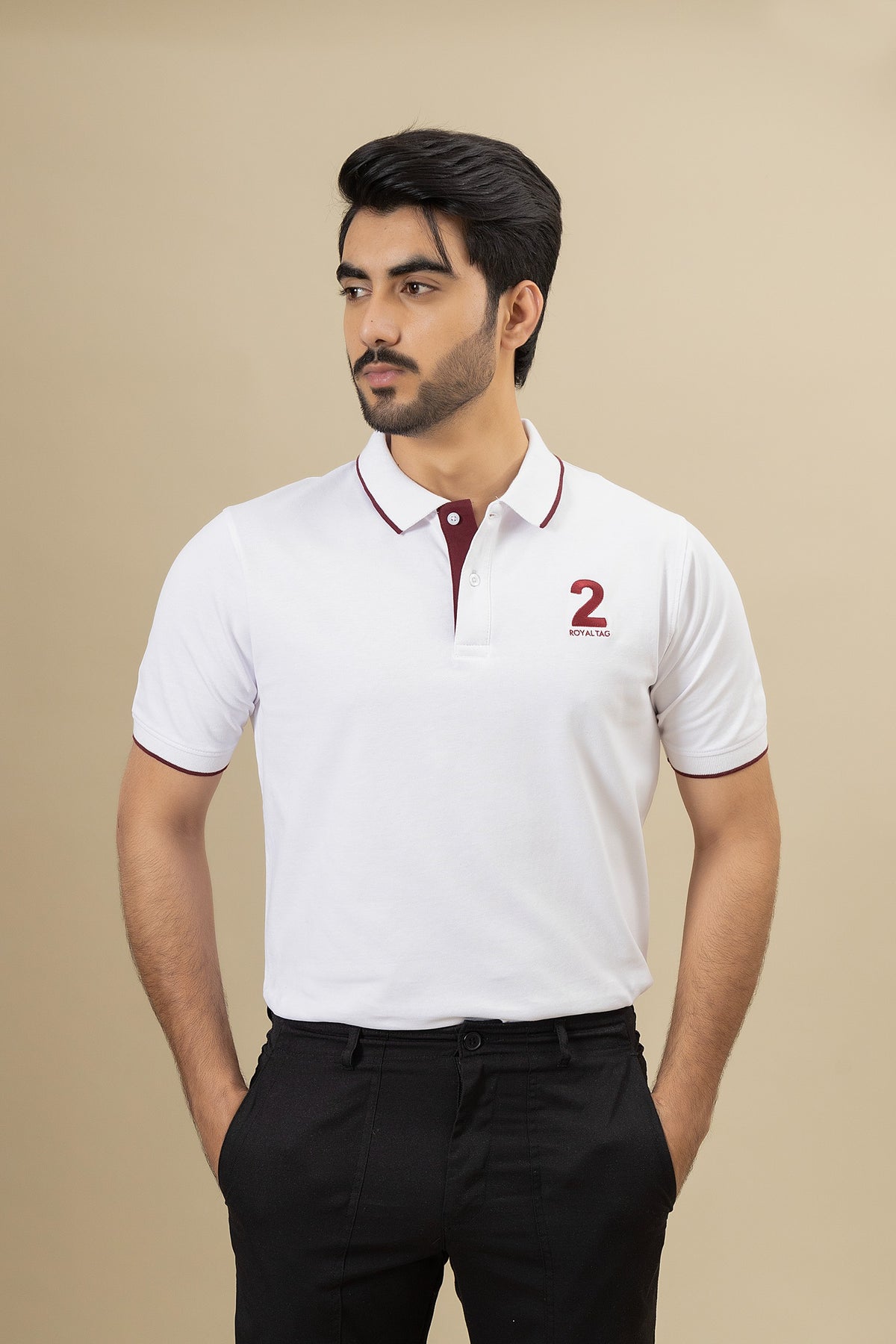 White Polo Shirt - RTSF250351-WT