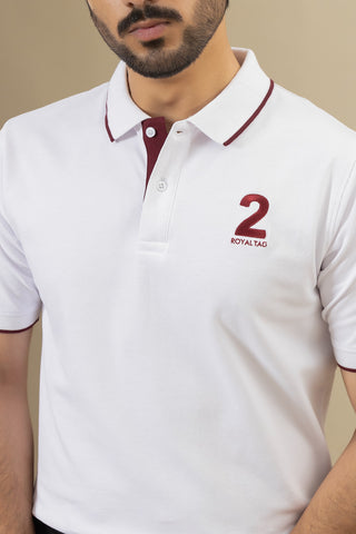 White Polo Shirt - RTSF250351-WT