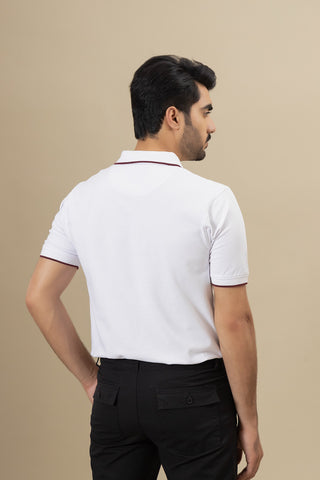 White Polo Shirt - RTSF250351-WT