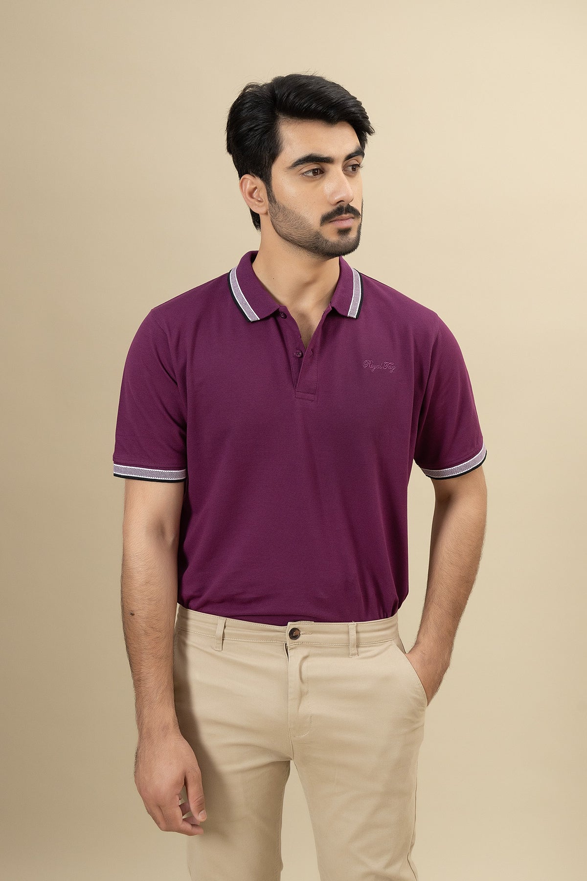 Purple Polo Shirt - RTCF250341-PUR