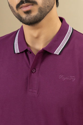 Purple Polo Shirt - RTCF250341-PUR