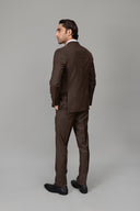 Dark Brown Three-Piece Suit