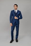Suits 03 Piece - 3SP9826-BL