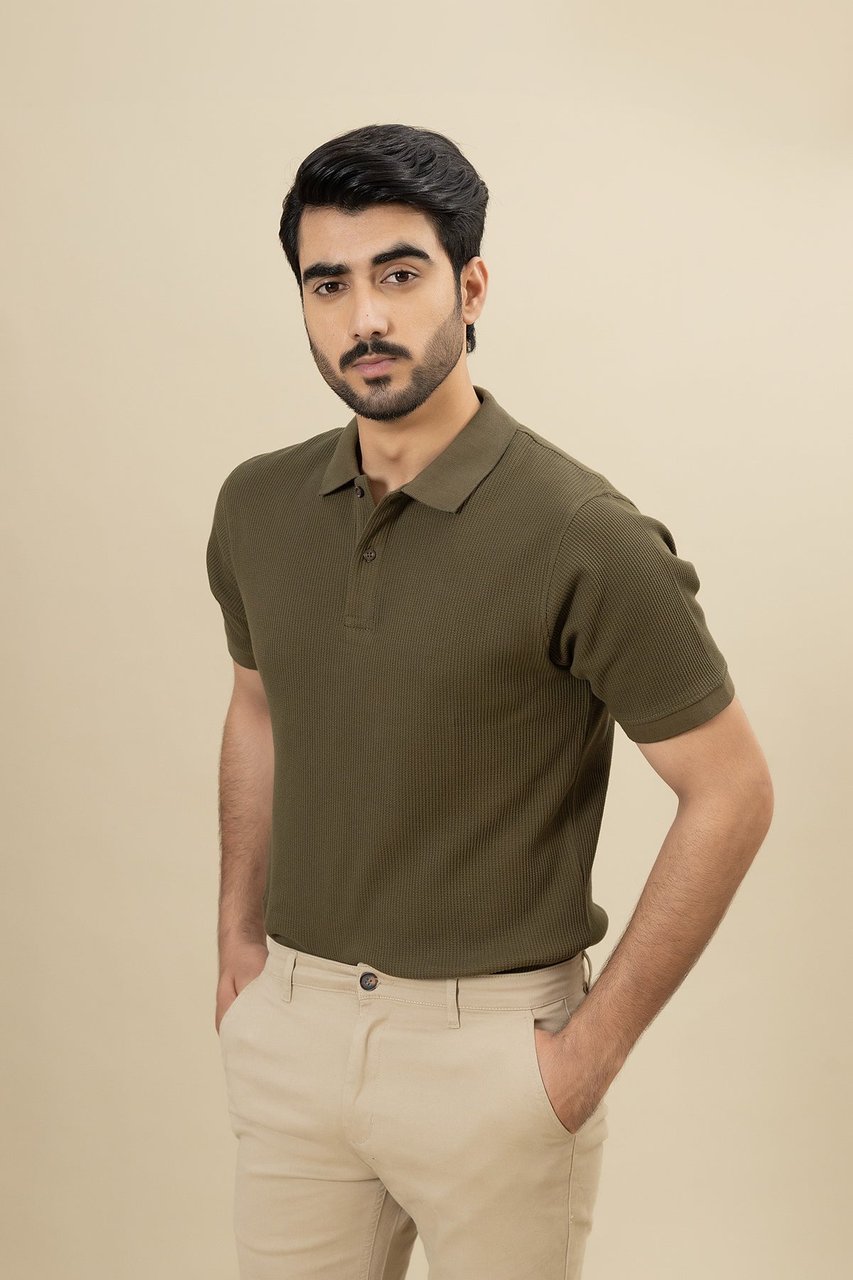 Olive Polo Shirt - RTSF250309-OL