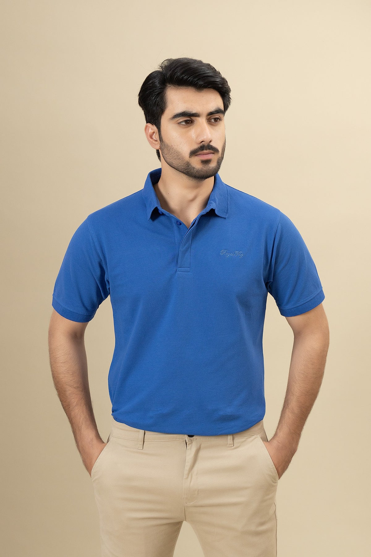 Royal Blue Polo Shirt - RTSF250307-RB