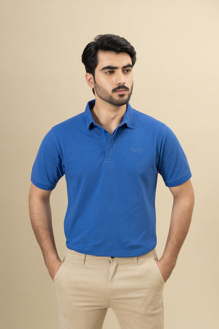 Royal Blue Polo Shirt - RTSF250307-RB