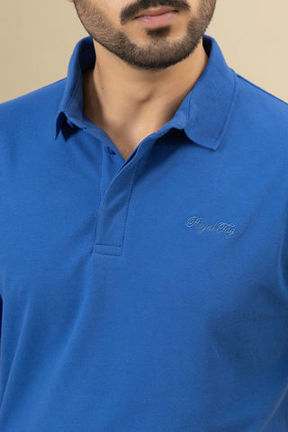 Royal Blue Polo Shirt - RTSF250307-RB