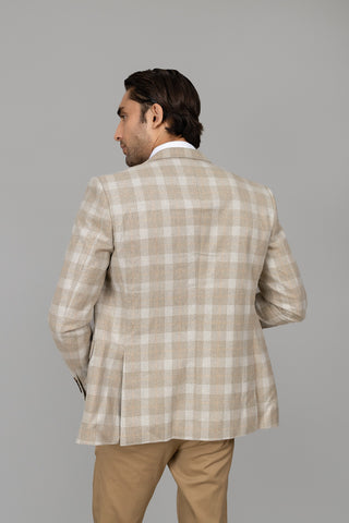 Check Coat - SF5142-BG