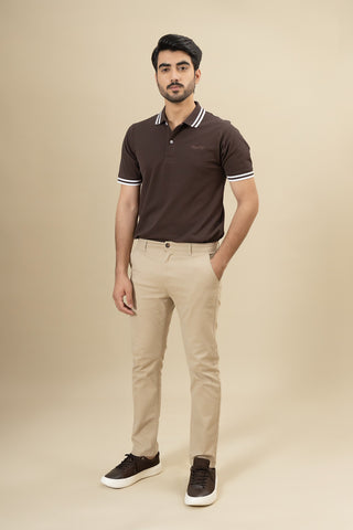 Coffee Polo Shirt - RTSF250353-COF