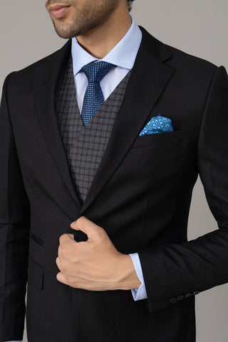 Suits 03 Piece - 3SP982-BK