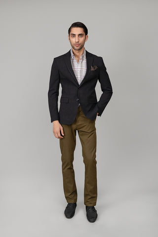 Plain Casual Coat - SF8453-CG