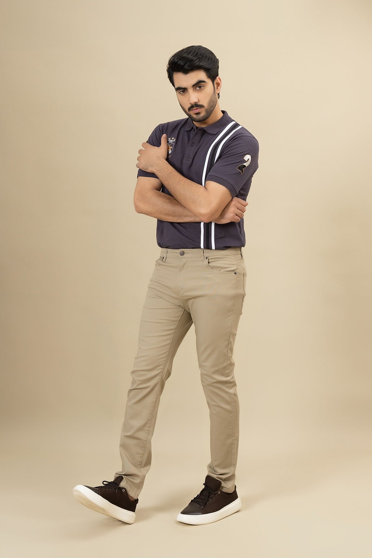 Basic 5 Pocket Pant - RTBS250242-BG