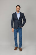 Charcoal Checked Coat