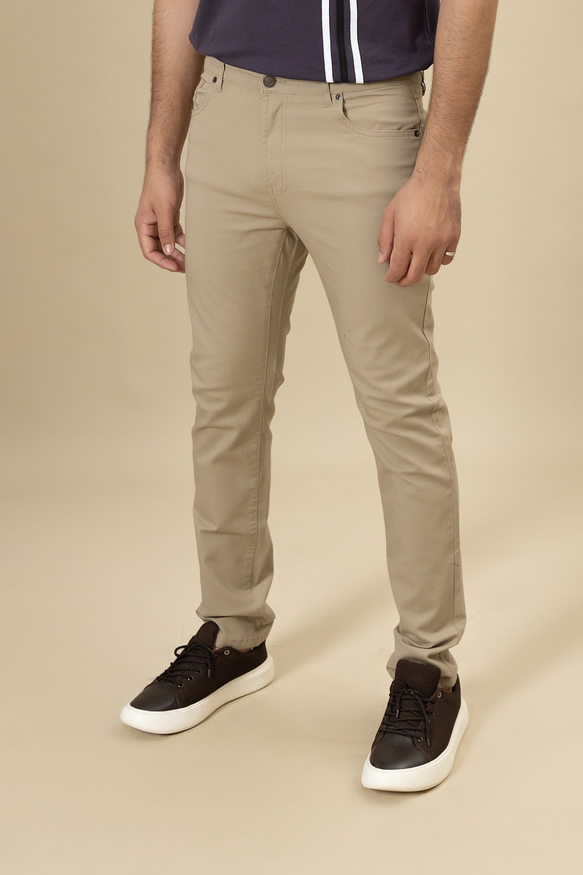 Basic 5 Pocket Pant - RTBS250242-BG