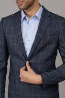 Charcoal Checked Coat