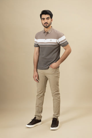 Light Brown Polo Shirt - CA01-LBR