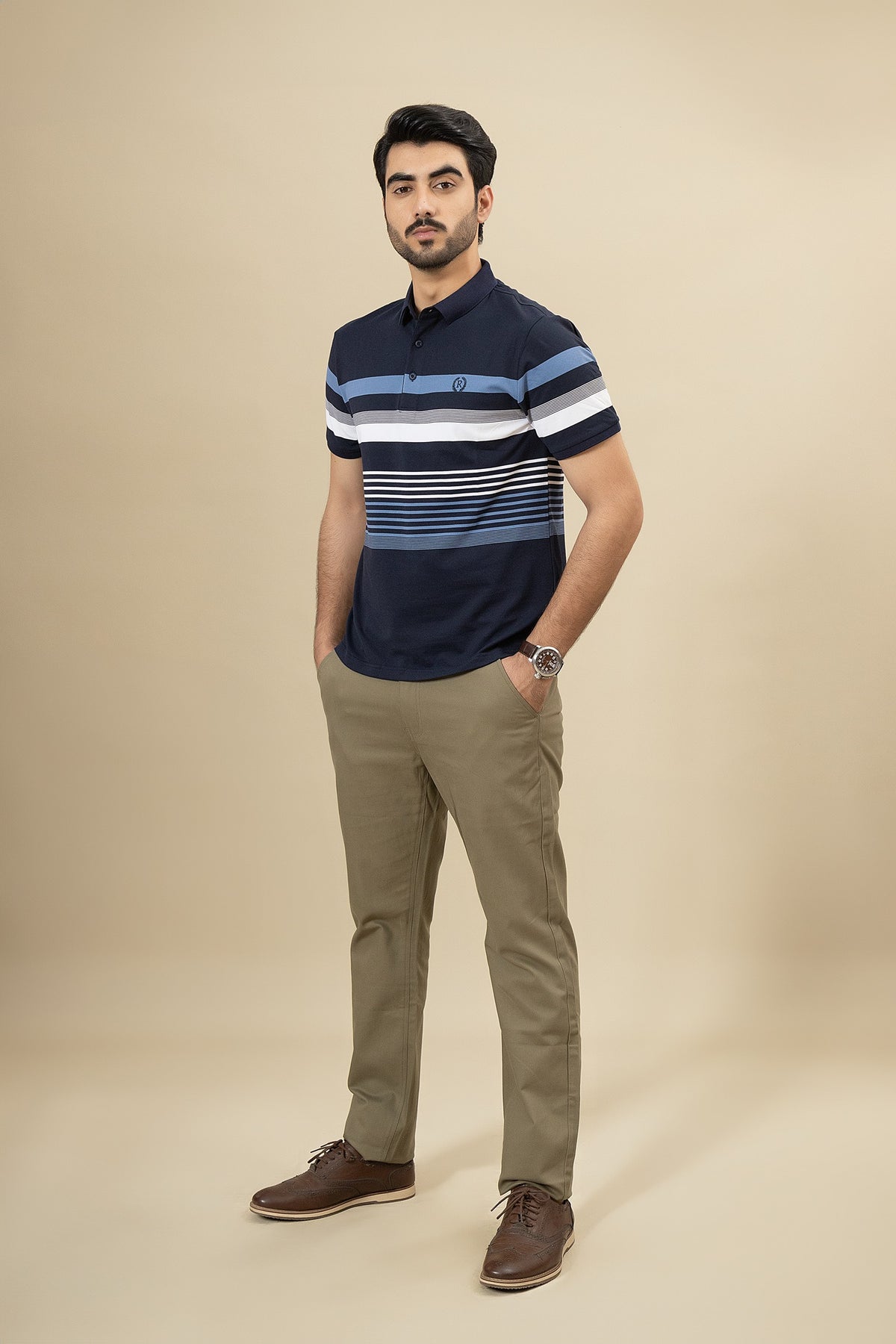 Navy Polo Shirt - CA03-NY
