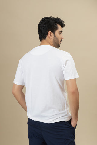 Round Neck T-Shirt - RTNC250382-WT