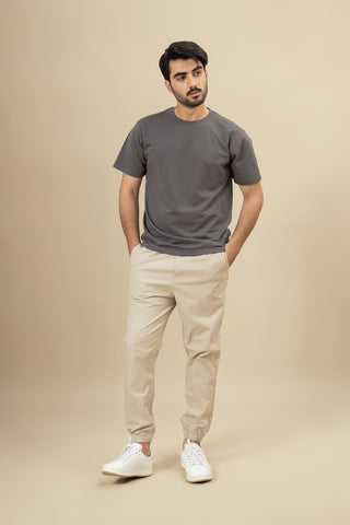 Round Neck T-Shirt - RTNC250397-GR