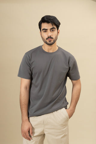 Round Neck T-Shirt - RTNC250397-GR