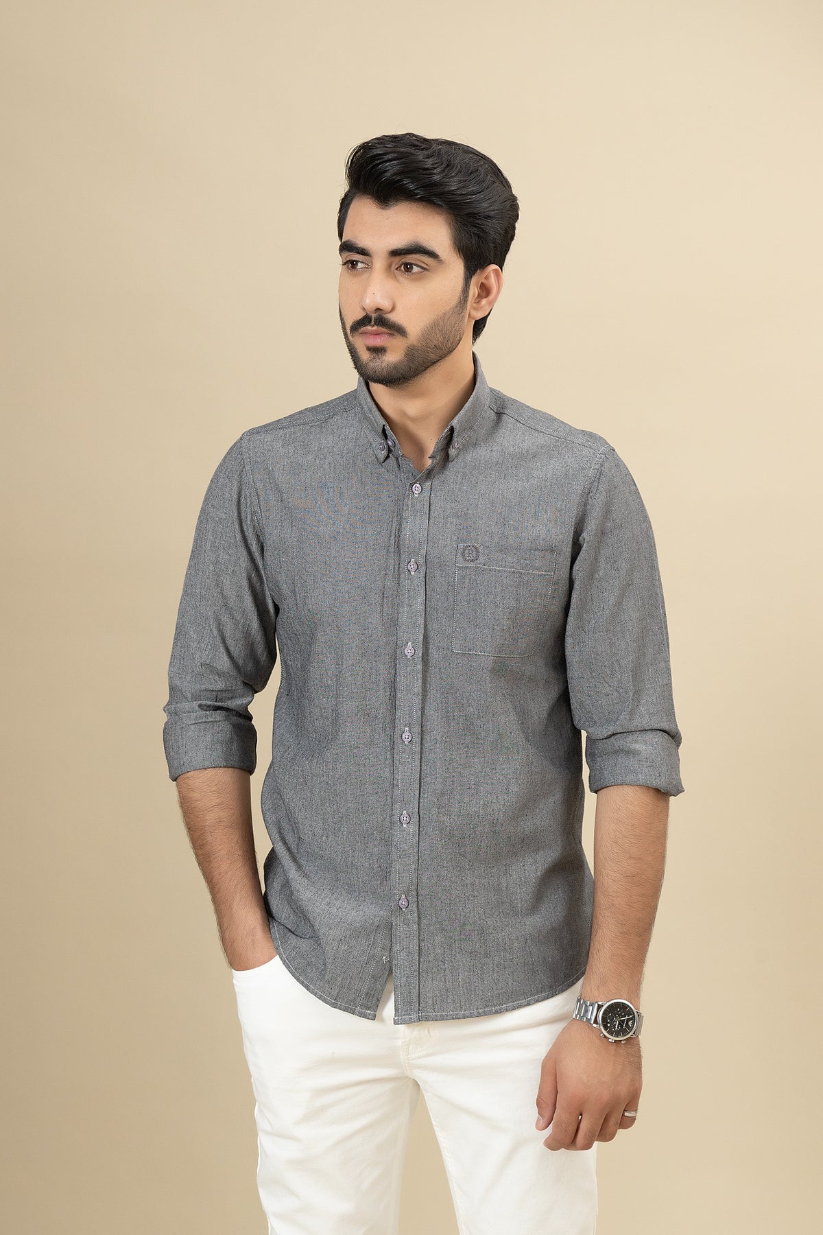 Casual Shirt - PC250138-GR