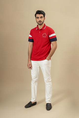 Red Polo Shirt - RTSF250116-RD