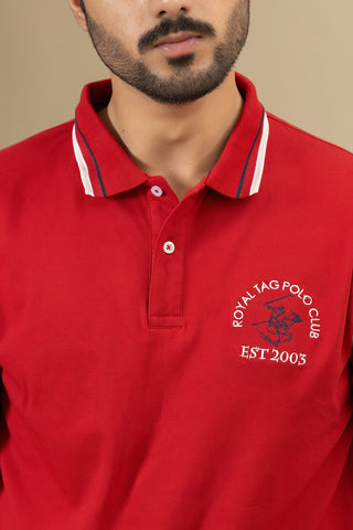 Red Polo Shirt - RTSF250116-RD