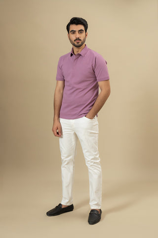 Purple Polo Shirt - RTSF250308-PUR
